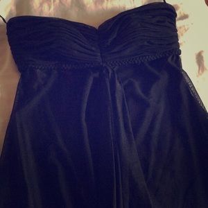 Little Black Strapless Tunic